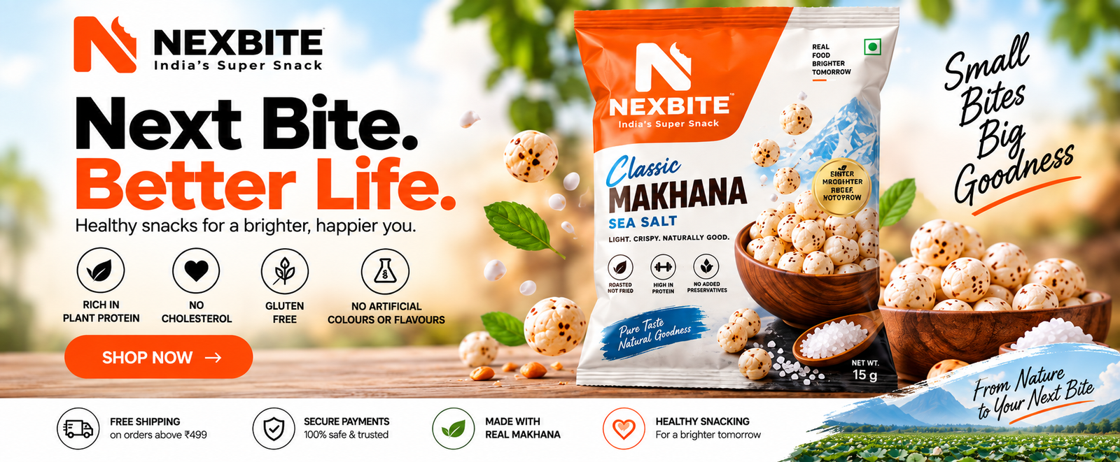 Nextbite Home page