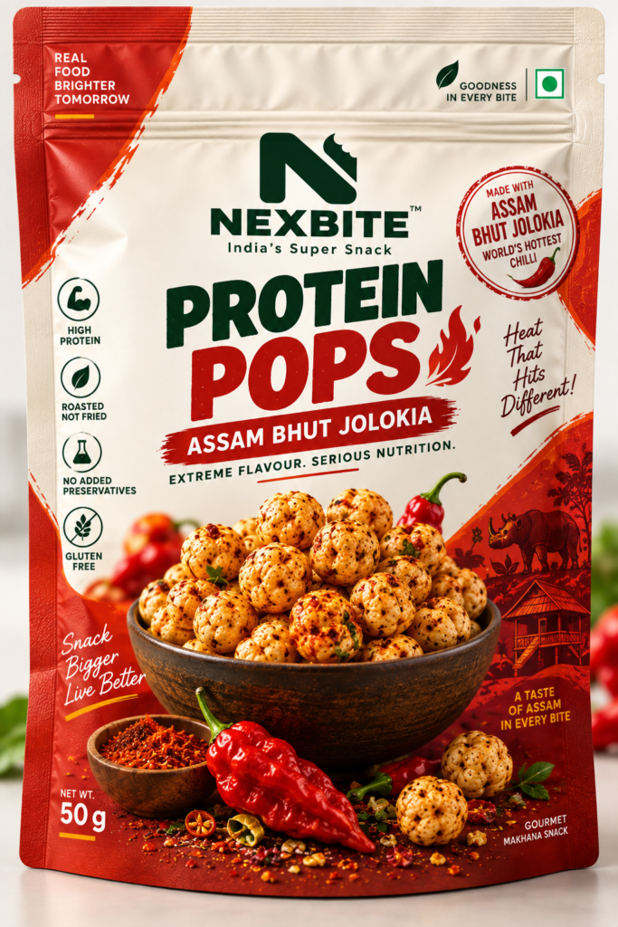 Protein Pops – Assam Bhut Jolokia | 50 g