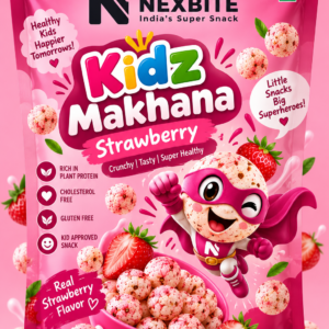 Kidz Makhana – Strawberry | 50 g